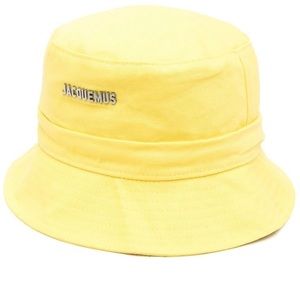 Jacquemus
drawstring bucket hat, yellow